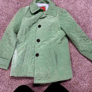 Green size large pea coat